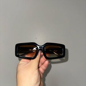 Black Rectangular Sunglasses